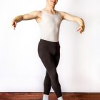 male leotard in ballet position